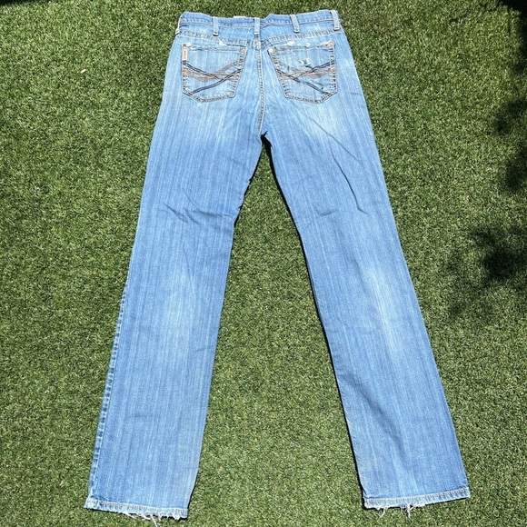 VTG 00’s Cinch Distressed Mens Blue Jeans - Picture 3 of 8